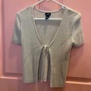 Tie Front Crop Top